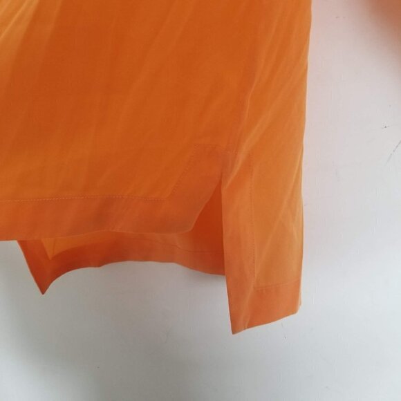 Anthropologie Maeve Silk Zipper Back Blouse Sz XS - Picture 3 of 9